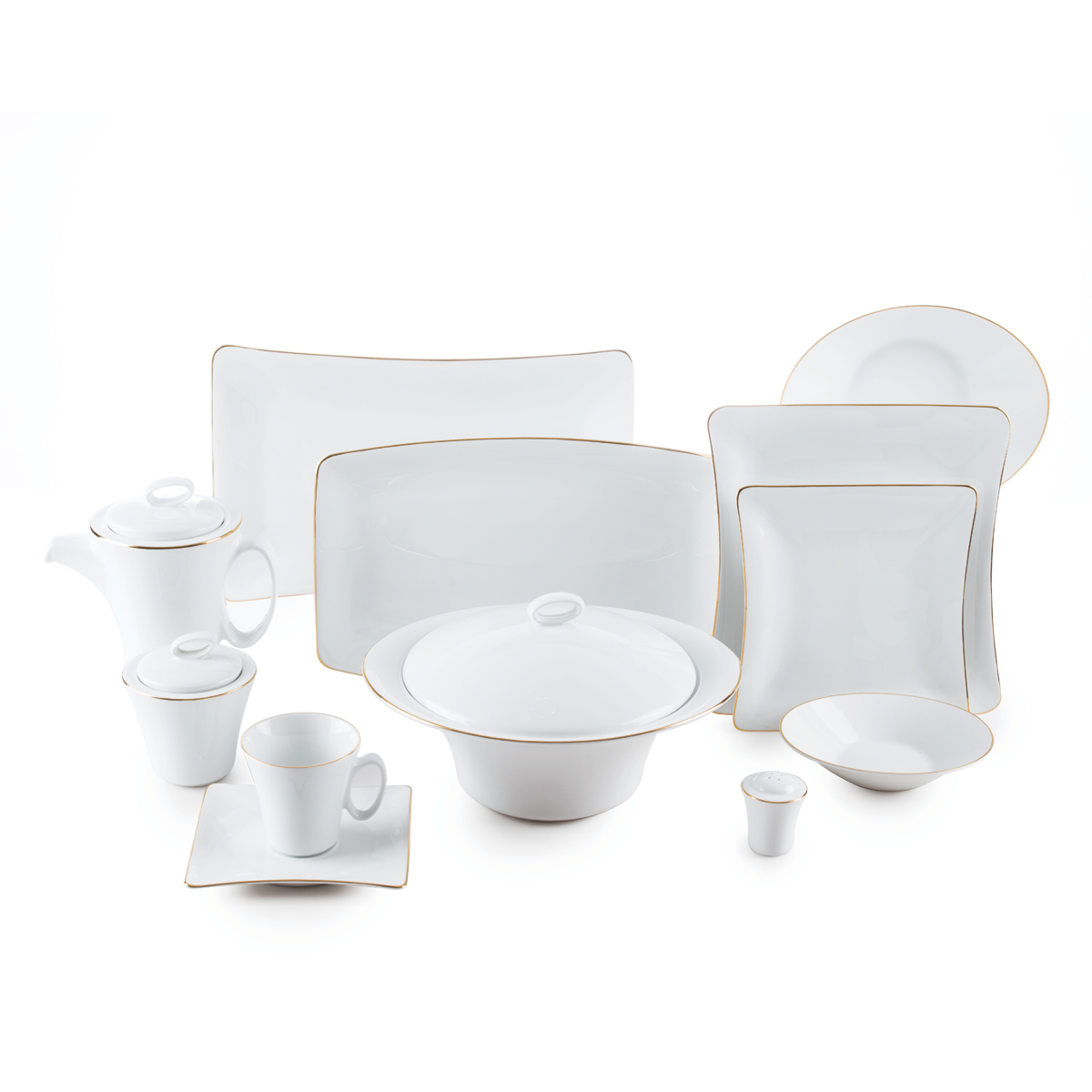 سرویس چینی 97 پارچه کامل زرین - Image 2