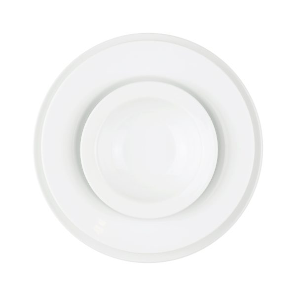 سرویس چینی 28 پارچه غذاخوری سفید