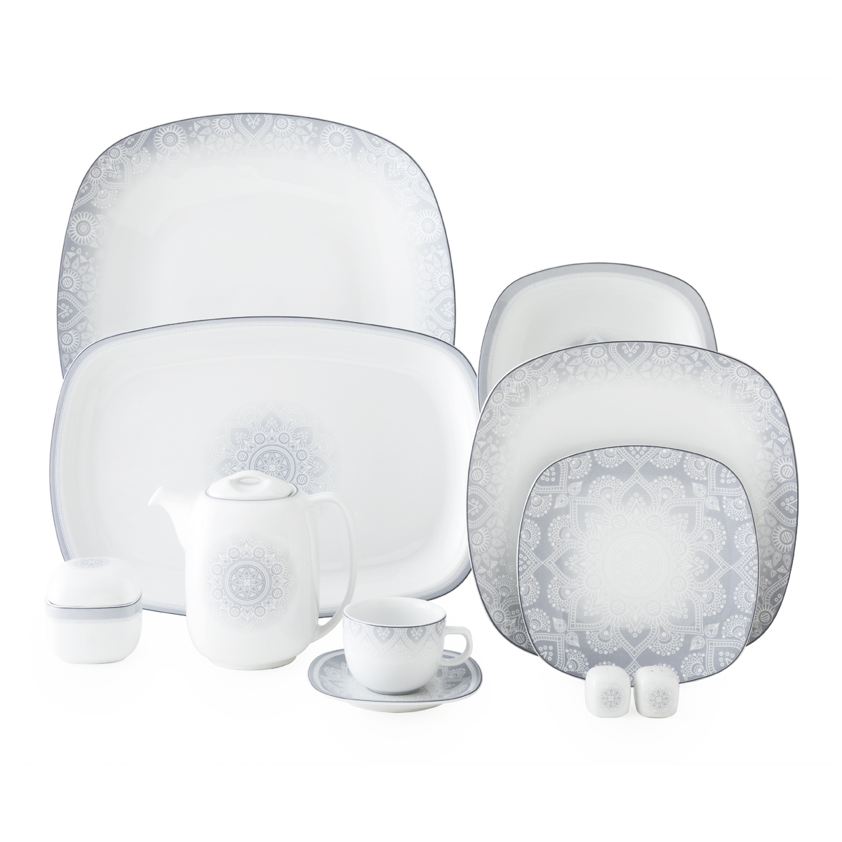 سرویس چینی 98 پارچه کامل ادلین طوسی - Image 2