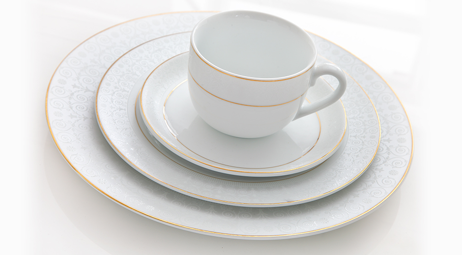 سرویس چینی 102 پارچه کامل سپید صدف - Image 6