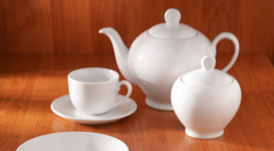 سرویس چینی 28 پارچه غذاخوری سفید - Image 5