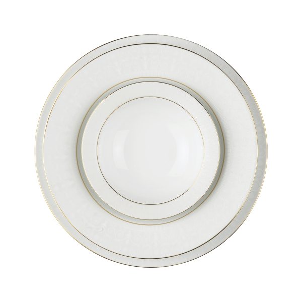 سرویس چینی 28 پارچه غذاخوری سپید صدف