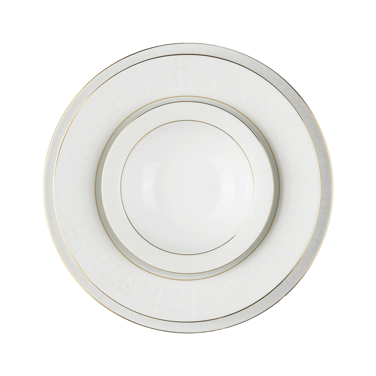 سرویس چینی 28 پارچه غذاخوری سپید صدف