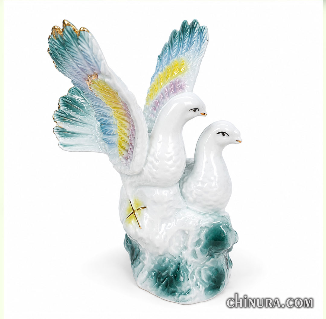مجسمه چینی پرنده ایتالیایی کد 1014